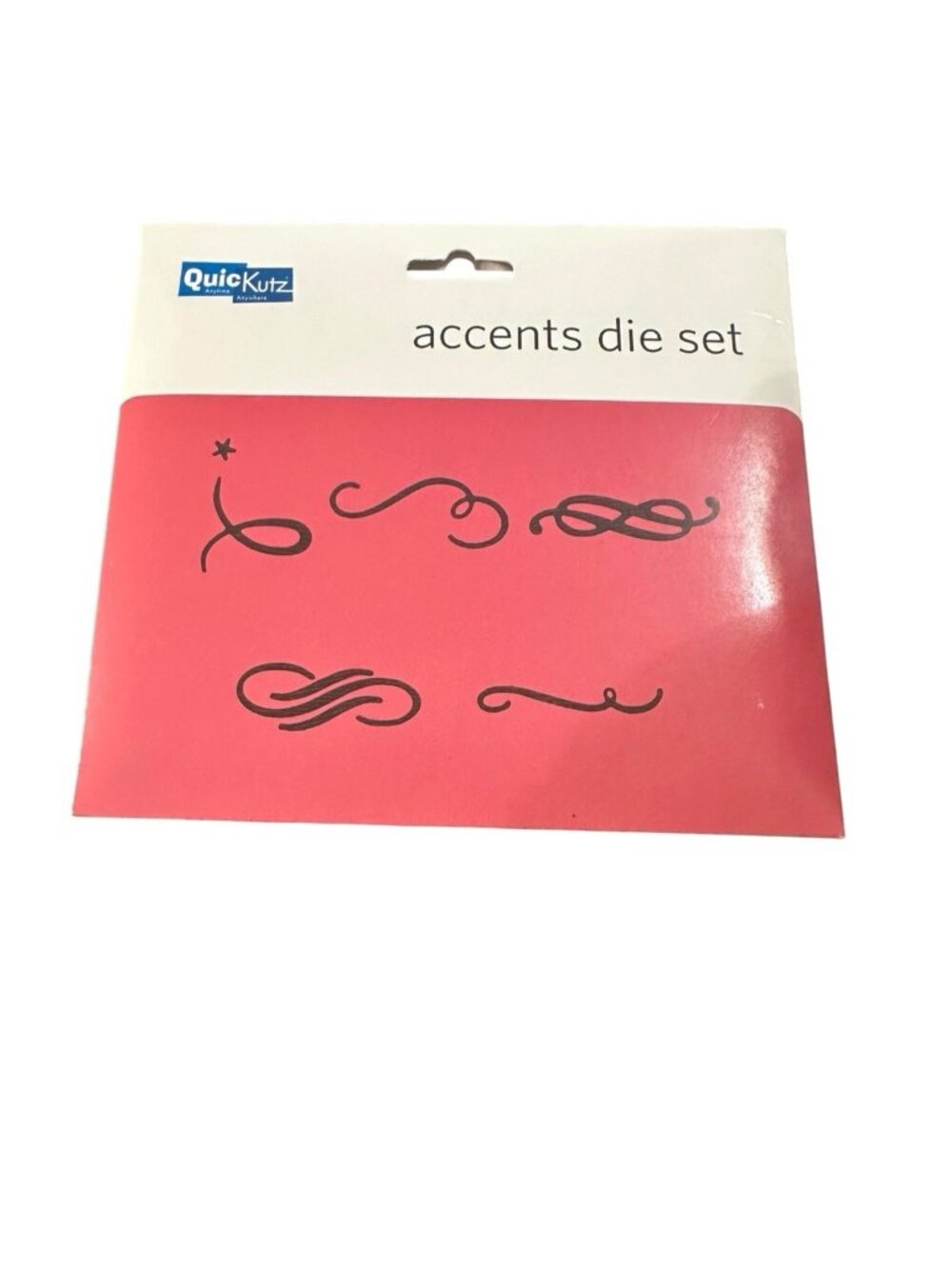 Quickutz Accents Die Set 2x2 Set Of 5 Swirls New Sealed